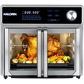 Kalorik MAXX 26 Quart Digital Air Fryer Oven Grill, Stainless Steel (AFO 47631 SS2)