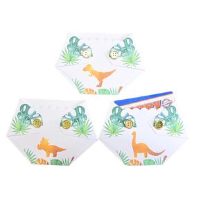 Dinosaur Baby Shower Diaper Gift Card Holder - Green and gold -Cute Shower Game Prizes - Set of Three - Kards by Kaylee