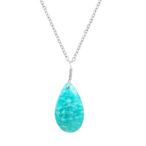 AURA GEMS Natural Charoite Gemstone Pendant Necklace, Real Crystal, Purple Charoite Stone, Clean Negativity Birthstone, Beautiful Women Simple Jewelry, Silver Plated Jewelry 18 inch