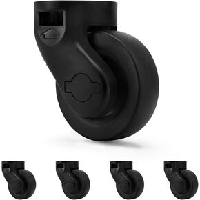 GJEASE Cat Rolling Carrier Wheels,Double-Compartment Pet Rolling Carrier Wheels,No Tools, Quick to Install, Quick to Remove. in Kuwait