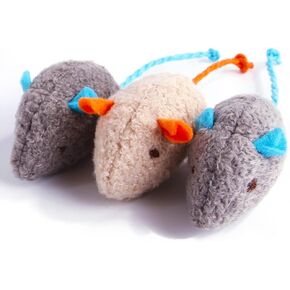 MEETCARE Cat Toy Interactive Toy Mouse Shaped Toy - (3 Pack),Small Breeds (Cat Scratch Paper)