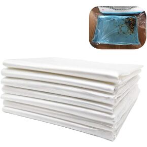 Disposable Rabbit Cage Liner, Plastic Bunny Cage Mat Film to Replace Diapers Suitable for Most Rabbit, Hamster, Guinea Pigs & All Small Animals - 100PCS Universal Toilet Film, 37.4'' x 27.6''