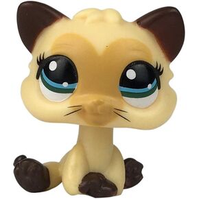 Custom-Made Baby for Short Hair Cat #3573 Siamese Heart Face Tan Brown 1 Inch Kitty Mini Pet Shop Toys…