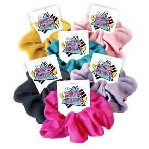 90's Bachelorette Party Favors, Hair Scrunchies, Bach To The 90s Bridal Shower Supplies, Bridesmaid Gifts - 6 Pack