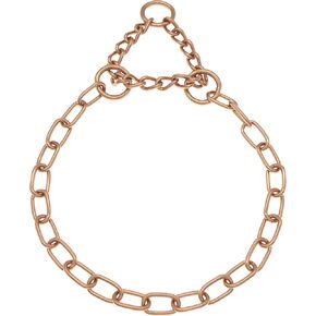 Herm Sprenger Curogan Fur Saver Dog Collar Hypoallergenic Nickel Free Medium Link Professional Training Collar Assembly Chain Correction Slip Chain for Medium Large Dogs Made in Germany (26in (65cm))