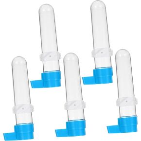 5 قطع الطيور شارب الحيوانات الأليفة الطيور تغذية المياه التلقائي الطيور موزع المياه الطيور شرب زجاجة الطيور تغذية المياه لقفص الطيور الملحقات لأقفاص الطيور لوازم زيادة البلاستيك in Kuwait