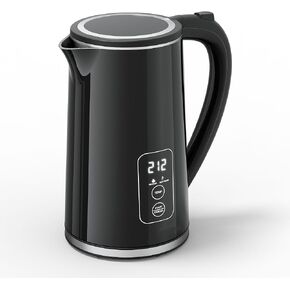Symdral Electric Kettle Temperature Control 1.7L, Electric Tea Kettle with LED Screen, 4H Keep Warm, 6 Presets, BPA Free Hot Water Boiler for Tea, Coffee