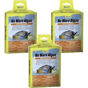 Tetra No More Algae Tablets - 24 Tablets Total (3 Packs with 8 Tablets per Pack)