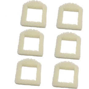 HQRP 6-Pack Foam Pre-Filter Compatible with Drinkwell Ceramic Lotus PWW00-13709 DMLT-CER, Sedona PWW00-15417, Pagoda PWW00-13907 PWW00-14289 Pet Fountain; PAC00-13711 / PAC00-13194 Replacement