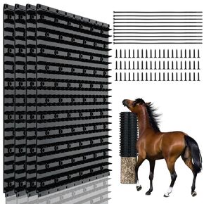 4 Pcs Horse & Cow Scratcher Set Full Silicone Scratching Brush Set Goat Scratching Brush Soft Touch Scratcher Goat Scratching Brush