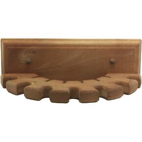 Wall Mount Wooden Whip Holder - Rustic Equestrian Whip Organization for Neat Tack Rooms - Holds up to Seven Whips, Crops, or Bats