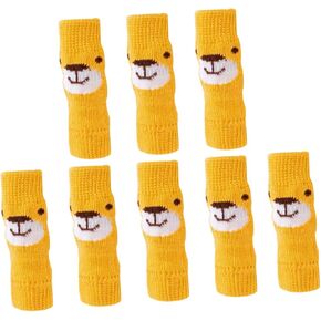 2 Sets pet Socks Dog Leg Warmers Small Dog Scratch Socks Warm Dog Hock Covers Pet Leg Sleeves Socks for Dogs Thermal Socks pet Leg Joint Protector Elasticity Grip Polyester in Kuwait