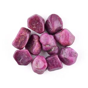 InfinityGemsArt Natural Raw Ruby Rough Stone, Ruby Bullets, Rough Crystals for Jewelry Making, Wire Wrapping Wholesale Gemstone Lot, Healing Crystals, Birthstone, Birthday, DIY Gift (50 carats)