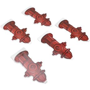 10Pcs Dog Pee Pad Trainer Paper Fire Hydrant Shaped Pet Diaper Pad for Puppy Training Behavior Aids Dog Pee Pads with Fire Hydrant Hydrants for Dogs to On Post Indoor Doggy