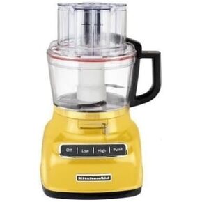 KitchenAid RKFP0930CU 9-Cup Food Processor with Exact Slice System (Renewed) SILVER