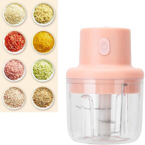 مفرمة طعام صغيرة، محضرة طعام صغيرة، محضرة طعام صغيرة، مفرمة لحم 250 مل، مفرمة لحم كهربائية وردية، مفرمة طعام صغيرة، قطاعة مطبخ صغيرة، شحن USB in Kuwait