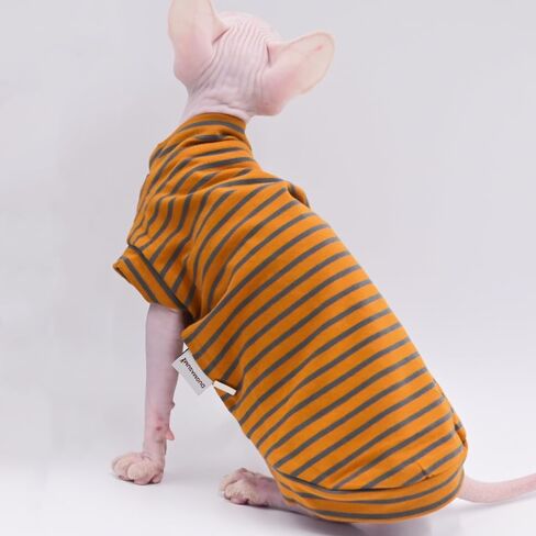 Cotton Sphynx Cat Clothes Spring and Summer Thin High Elasticity Devon Rex, Konish Clothes Hairless Cat Clothes Cat Apparel for Small Cats and Dogs (Blue, XX-Large) in Saudi Arabia