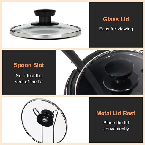 Triple Slow Cooker Buffet Server Food Warmer with 3 Adjustable Temperature Modes, Slow Cooker with 1.5 QT Ceramic Pot, Removeable Glass Lid and 3 PVC Spoons, Dishwasher Safe, Stainless Steel in Kuwait