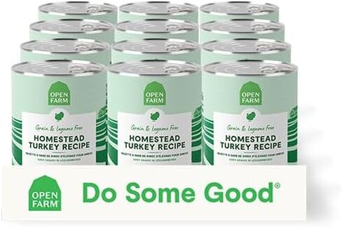 Open Farm Canned Dog Food - Homestead Turkey Pate Recipe 12 Cans / 12.5oz in Saudi Arabia