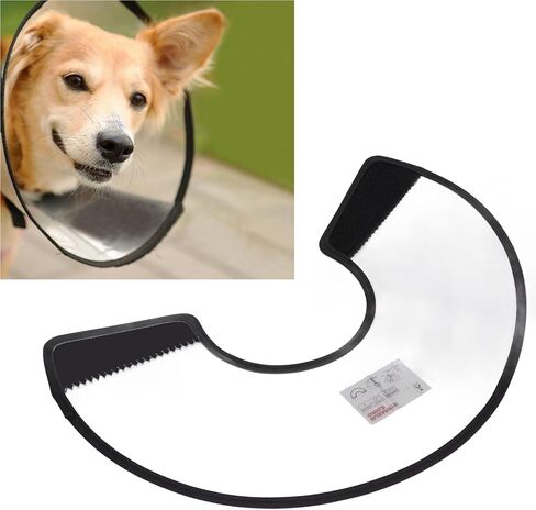 Adjustable Dog Elizabeth Collar, Dog Neck Cone Recovery Cone Collar Protective Collar for After Surgery Anti Bite Lick Wound Healing Safety Practical Plastic E Collar for Dogs After Surgery(Type 7) in Saudi Arabia