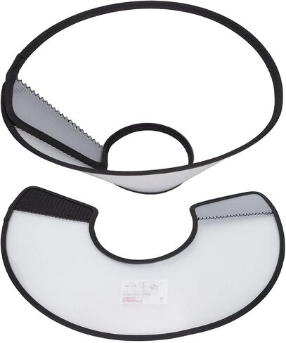 Adjustable Dog Elizabeth Collar, Dog Neck Cone Recovery Cone Collar Protective Collar for After Surgery Anti Bite Lick Wound Healing Safety Practical Plastic E Collar for Dogs After Surgery(Type 7) in Saudi Arabia