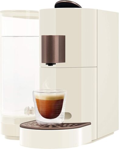 K-FEE® Twins II Single Serve Coffee, Espresso, Milk Machine (Black/Copper) | Compatible with Starbucks® Verismo* in Kuwait