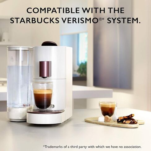K-FEE® Twins II Single Serve Coffee, Espresso, Milk Machine (Black/Copper) | Compatible with Starbucks® Verismo* in Kuwait