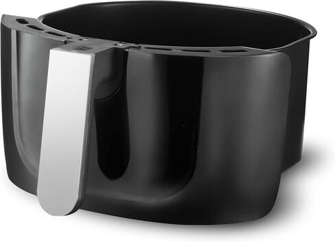 مقلاة هوائية Gourmia GAF566 بسعة 5 لتر - بدون قلي صحي بالزيت - أدوات تحكم كلاسيكية في المقبض - سهلة التنظيف - يتضمن كتاب الوصفات in Kuwait