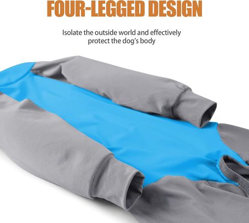 Dog Recovery Suit, Abdominal Wound After Surgery Wear, Prevent Licking Wounds, E-Collar & Cone Alternatives, Long Sleeve Postoperative Shirts Dog Bodysuit Prevent Shedding(Medium, Pink) in Saudi Arabia
