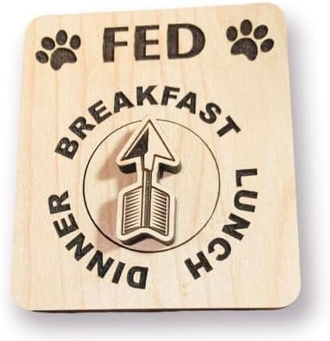 DOG Fed | CAT Fed EZDial, 3 meals per day (Magnets | Adhesives) in Saudi Arabia