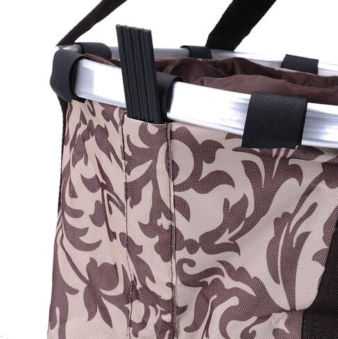 سلة دراجة الحيوانات الأليفة وحقيبة الناقل - سلة دراجة للسفر للحيوانات الأليفة قابلة للطي والانفصال - حامل سلة ركوب الدراجة للحيوانات الأليفة الصغيرة والكلاب والقطط والأرنب (أرجواني) in Kuwait