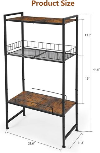 Elevated Dog Bowls, Adjustable Raised Dog Bowl Stand with Storage Shelf for Dog Accessories,Lifted Dog Bowl Holder for Medium Small Dogs in Kuwait