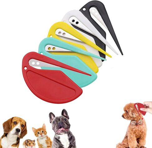 5pcs Pet Knotting Comb, Knotting Comb for Cats, De Knotting Comb for Dog, Pet Knotting Comb, Pet Dog Shedding Brush Puppy Kitten Brush Hair Removal Tool in Saudi Arabia