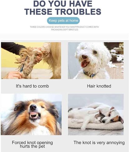 5pcs Pet Knotting Comb, Knotting Comb for Cats, De Knotting Comb for Dog, Pet Knotting Comb, Pet Dog Shedding Brush Puppy Kitten Brush Hair Removal Tool in Saudi Arabia