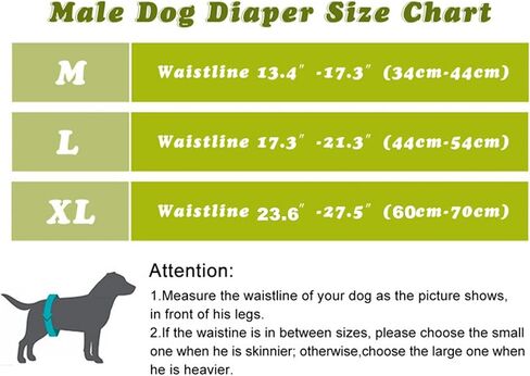 Washable Male Dog Diapers 6 Pack Reusable Male Dog Belly Band Multicolour M Waist 13.4 x17.3 Inch in Saudi Arabia