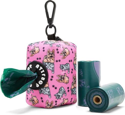 Dog Poop Bags Rolls, Extra Thick and Leak-proof Poop Bags for Dogs, 270 Bags 18 Refill Rolls, Scented Waste Bag for Dog and Cat, Made from 65% Recycled Plastics in Saudi Arabia