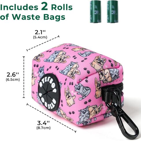 Dog Poop Bags Rolls, Extra Thick and Leak-proof Poop Bags for Dogs, 270 Bags 18 Refill Rolls, Scented Waste Bag for Dog and Cat, Made from 65% Recycled Plastics in Saudi Arabia