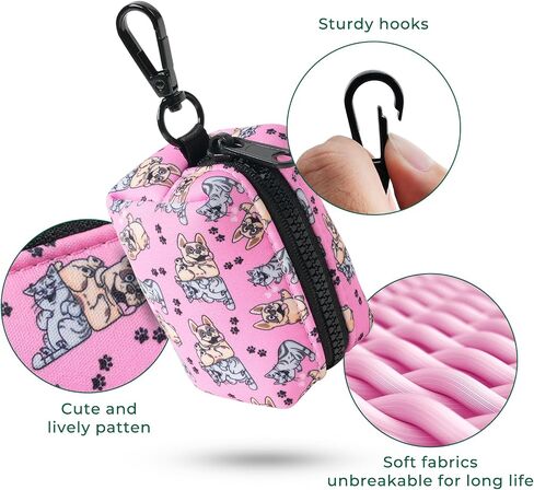 Dog Poop Bags Rolls, Extra Thick and Leak-proof Poop Bags for Dogs, 270 Bags 18 Refill Rolls, Scented Waste Bag for Dog and Cat, Made from 65% Recycled Plastics in Saudi Arabia