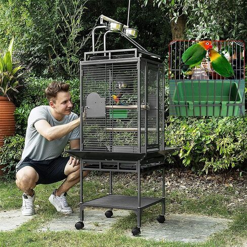 5Pack Cage Cups Bird Feeder, Parrot Bird Water Dispenser, Seed Bowl Food Chicken Feeding Dispenser, Chicken Water Cups for Parrot Parakeet Gamefowl Poultry Pigeon Rabbit in Kuwait