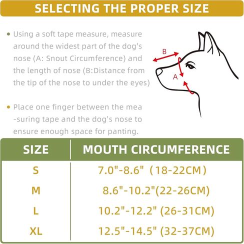 Nylon Dog Muzzle for Anti-Barking Biting Licking, Air Mesh Soft Fabric Drinkable Pet Muzzle,Adjustable Dog Muzzle with Strap,Suitable for Small, Medium and Large Dogs (L, Black) in Saudi Arabia