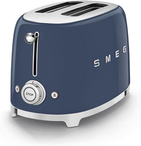 SMEG 50's Retro Style Electric 2-Slice Toaster (Navy Blue) in Saudi Arabia