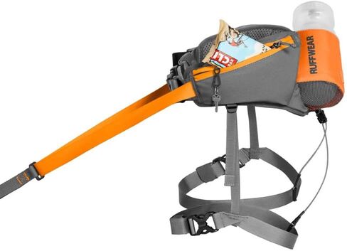 Ruffwear, Omnijore Dog Joring System, Dog Harness, Hip Belt, and Towline for Skiing, Skateboarding, and Biking, Orange Poppy, Medium in Saudi Arabia