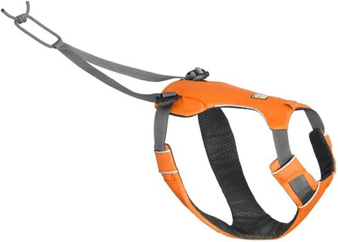 Ruffwear, Omnijore Dog Joring System, Dog Harness, Hip Belt, and Towline for Skiing, Skateboarding, and Biking, Orange Poppy, Medium in Saudi Arabia