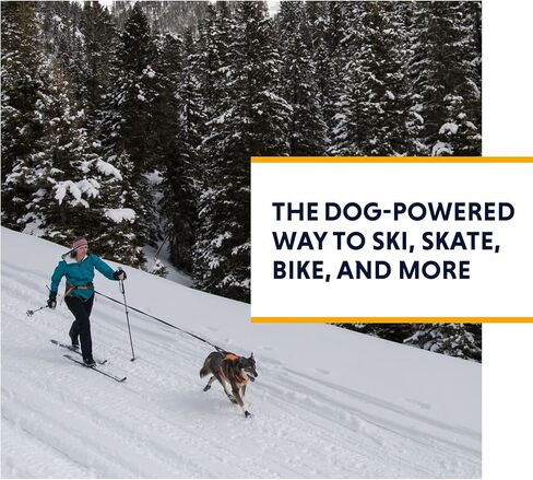 Ruffwear, Omnijore Dog Joring System, Dog Harness, Hip Belt, and Towline for Skiing, Skateboarding, and Biking, Orange Poppy, Medium in Saudi Arabia