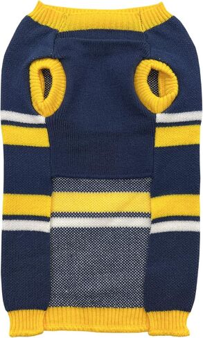 NCAA Michigan Wolverines Dog Sweater, Size Small. Warm and Cozy Knit Pet Sweater with NCAA Team LOGO, Best Puppy Sweater for Large and Small Dogs in Saudi Arabia