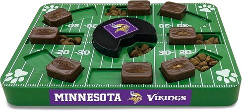 Pets First NFL Minnesota Vikings Puzzle Toy, Puzzle Treat Dog Toy, Interactive Dog Treat Toy, Dog Puzzle in Saudi Arabia