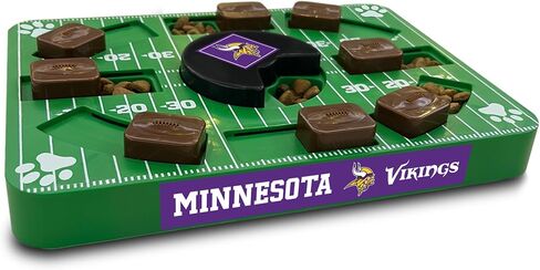 Pets First NFL Minnesota Vikings Puzzle Toy, Puzzle Treat Dog Toy, Interactive Dog Treat Toy, Dog Puzzle in Saudi Arabia