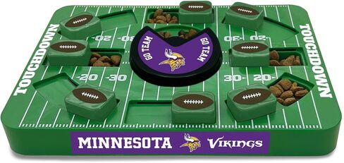 Pets First NFL Minnesota Vikings Puzzle Toy, Puzzle Treat Dog Toy, Interactive Dog Treat Toy, Dog Puzzle in Saudi Arabia