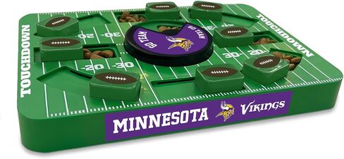 Pets First NFL Minnesota Vikings Puzzle Toy, Puzzle Treat Dog Toy, Interactive Dog Treat Toy, Dog Puzzle in Saudi Arabia