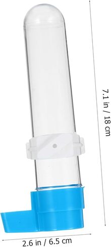 5 قطع الطيور شارب الحيوانات الأليفة الطيور تغذية المياه التلقائي الطيور موزع المياه الطيور شرب زجاجة الطيور تغذية المياه لقفص الطيور الملحقات لأقفاص الطيور لوازم زيادة البلاستيك in Kuwait